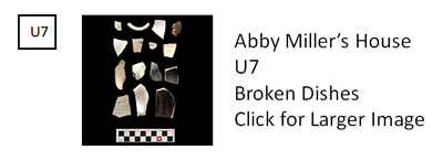Unit 7, Abby Miller’s House, U7, Broken Dishes, Click for Larger Image