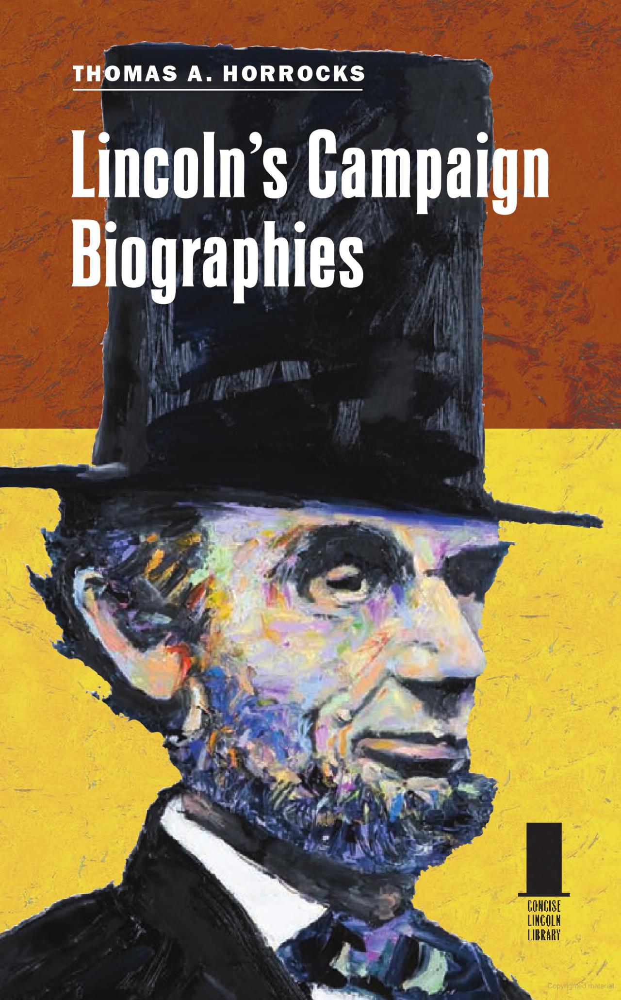 Lincoln and Campaign Biographies Book Cover