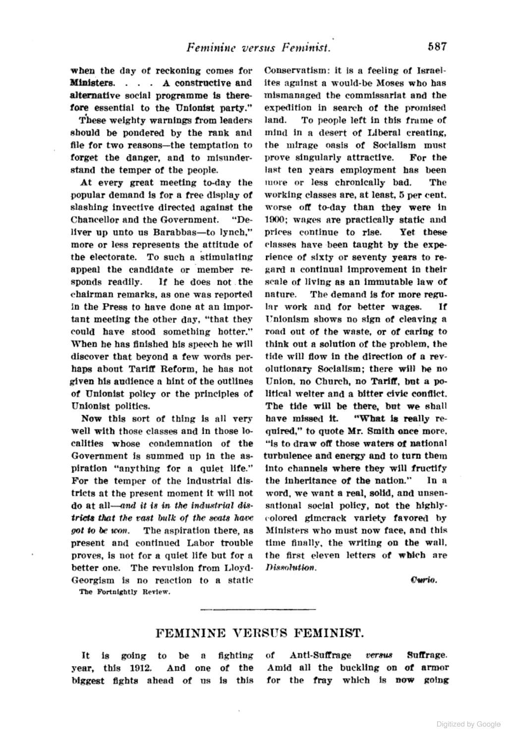 anti-suffrage newspaper