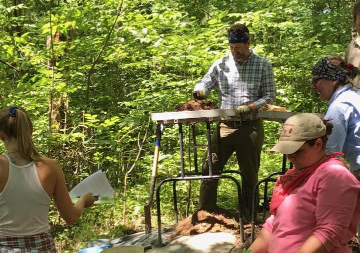 Archaeologists at Miller Grove, IL